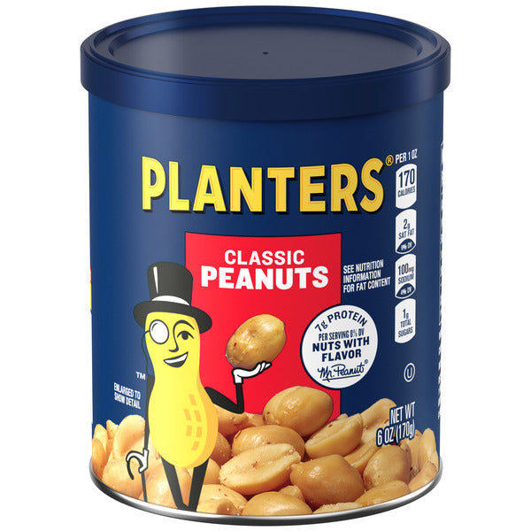 Planters Classic Roasted Peanuts, 6 OZ  DestGlow