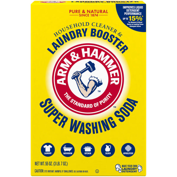 Arm &amp; Hammer Super Washing Soda Detergent Booster &amp; Household Cleaner
