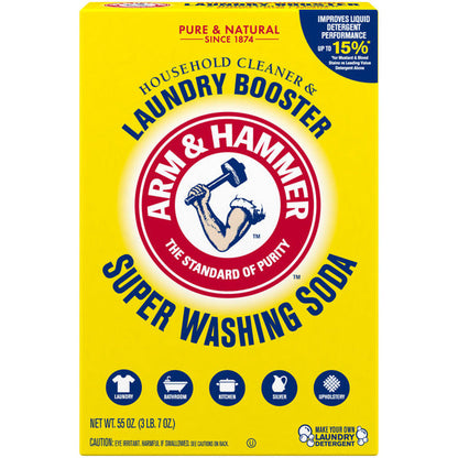 Arm &amp; Hammer Super Washing Soda Detergent Booster &amp; Household Cleaner