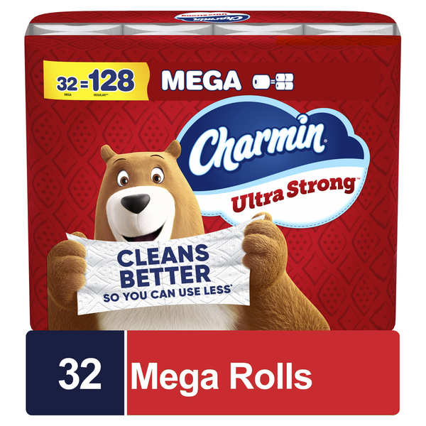 Charmin Ultra Strong Toilet Paper 32 Mega Rolls  DestGlow