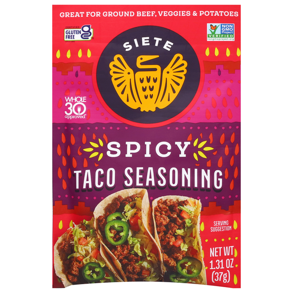 Siete Spicy Taco Seasoning  DestGlow