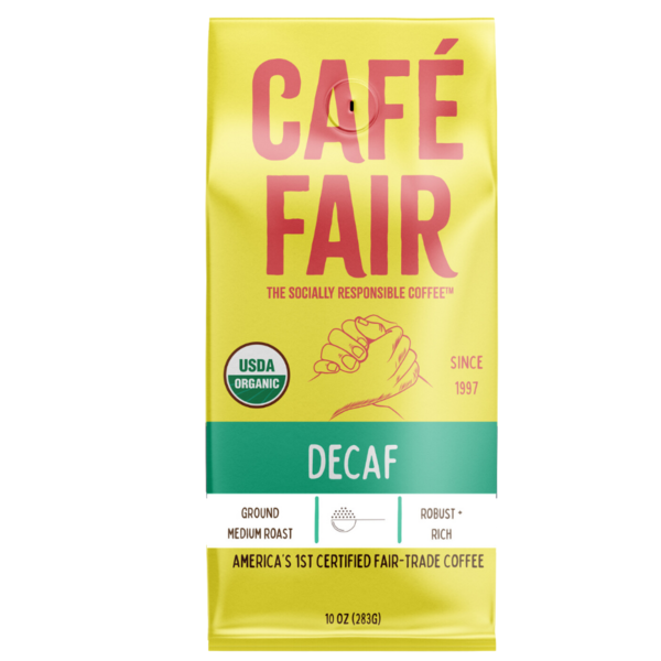 Café Fair Organic Decaf Original, Ground Coffee, Fair Trade  DestGlow