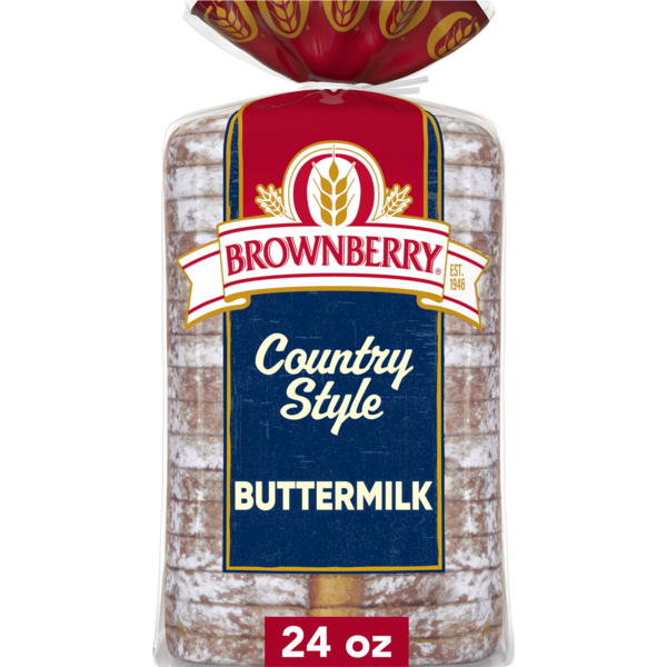 Brownberry Country Style, Buttermilk, Bread, White Bread, 24 oz  DestGlow