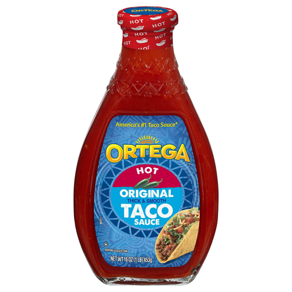 Ortega Original Thick and Smooth Hot Taco Sauce, Kosher  DestGlow
