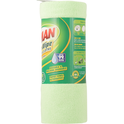 Libman Microfiber Cloths, Tear &