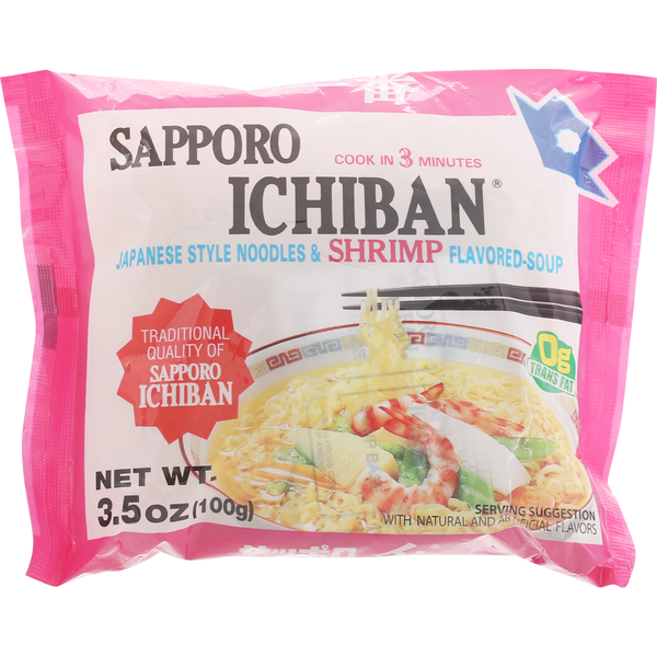 Sapporo Japanese Style Noodles &amp; Shrimp Flavored-Soup  DestGlow