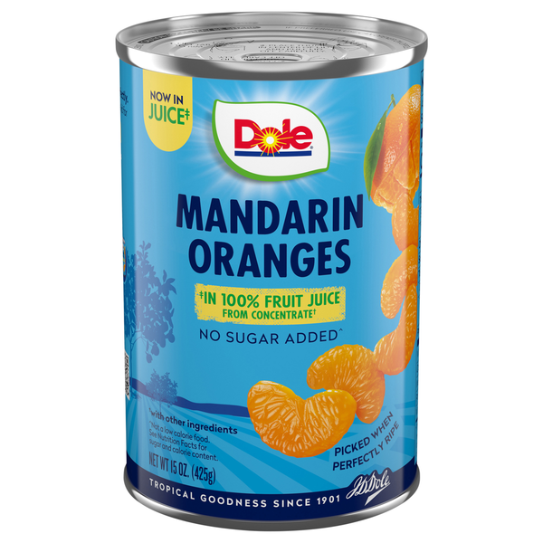 Dole No Sugar Added Mandarin Oranges  DestGlow