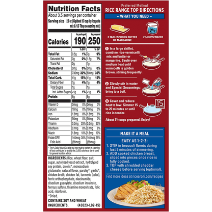 Rice-A-Roni Chicken Rice Mix