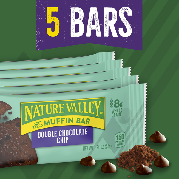 Nature Valley Double Chocolate Chip Soft Baked Muffin Bars  DestGlow
