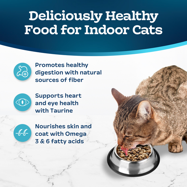 Blue Buffalo Tastefuls Natural Dry Food for Adult Indoor Cats, Chicken &amp; Brown Rice  DestGlow