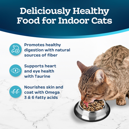 Blue Buffalo Tastefuls Natural Dry Food for Adult Indoor Cats, Chicken &amp; Brown Rice  DestGlow