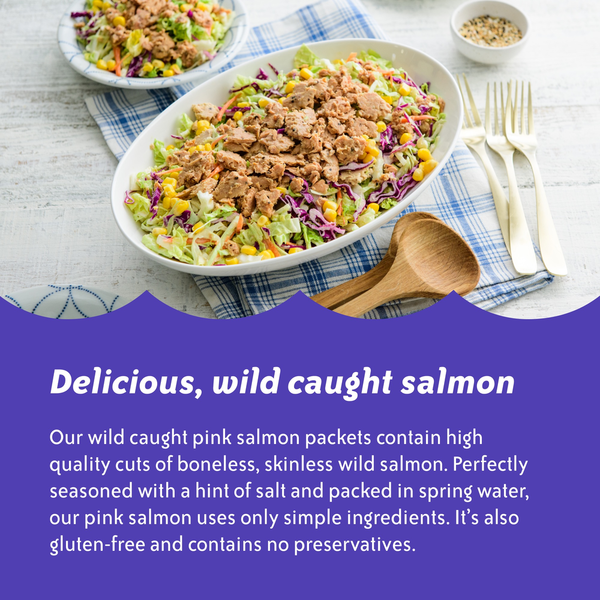 Chicken of the Sea Wild Caught Alaskan Pink Salmon in Spring Water Packet