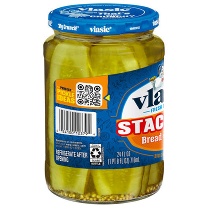 Vlasic Stackers Mildly Sweet Bread &amp; Butter Pickles