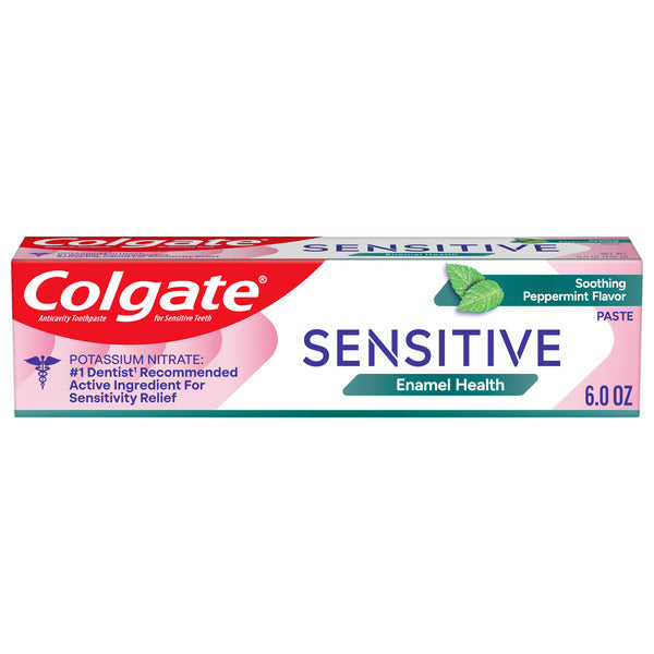 Colgate Sensitive Toothpaste for Enamel Repair with Whitening, Mint  DestGlow