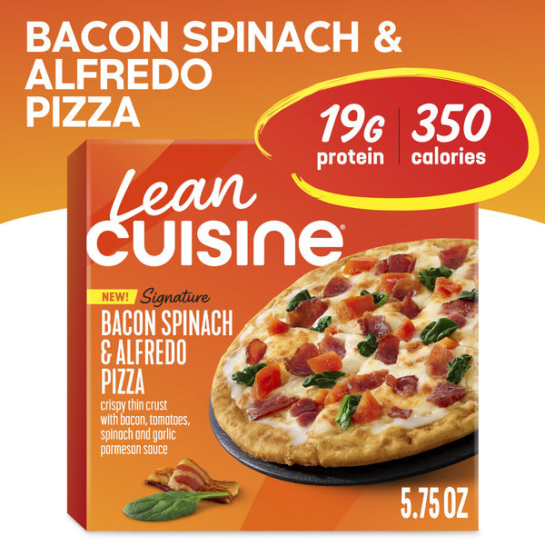 Lean Cuisine Bacon Spinach &amp; Alfredo Pizza  DestGlow