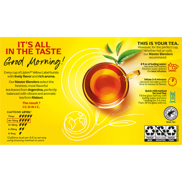 Lipton Yellow Label Black Tea  DestGlow