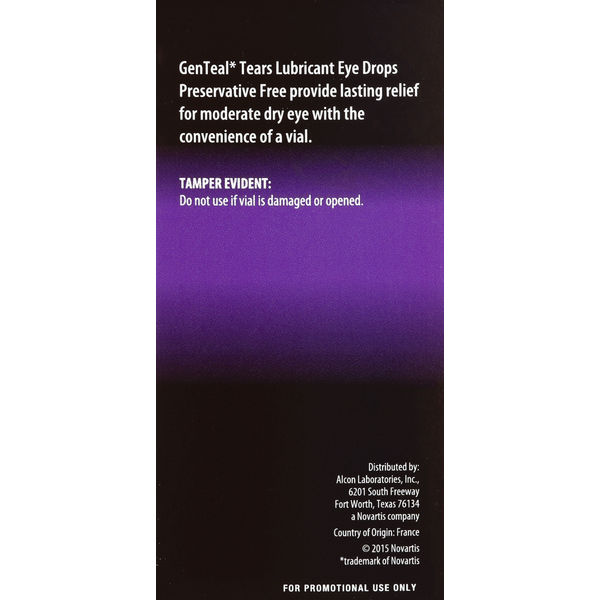 GENTEAL Tears Eye Drops, Lubricant, Liquid Drops  DestGlow