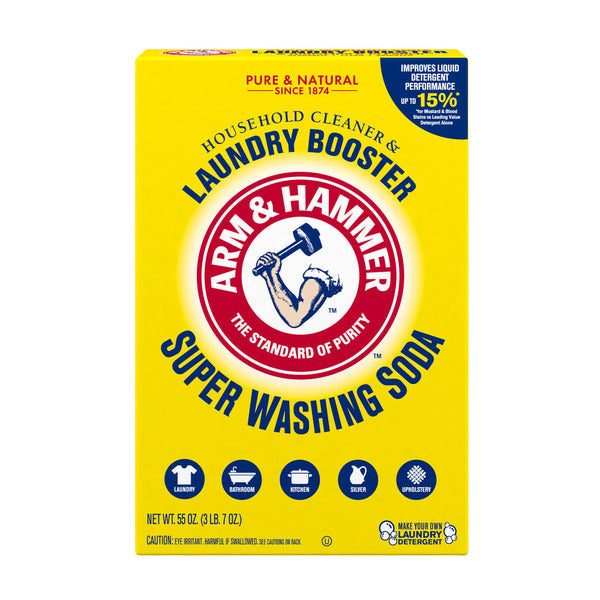 Arm &amp; Hammer Super Washing Soda Detergent Booster &amp; Household Cleaner