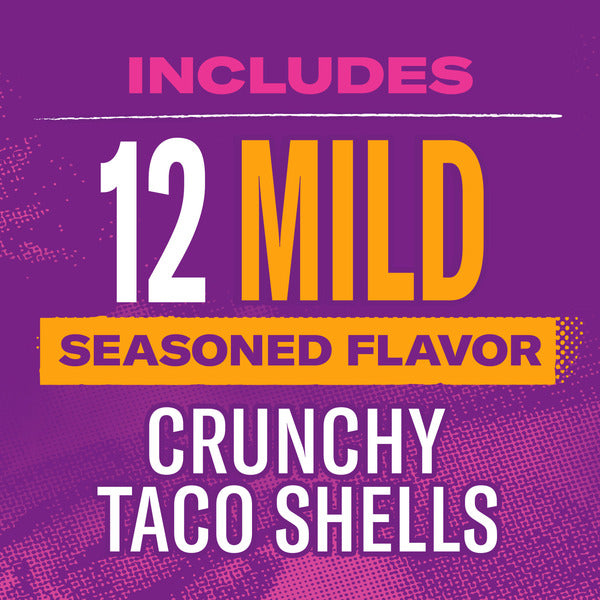 Taco Bell Mild Crunchy Seasoned Flavor Taco Shells  DestGlow