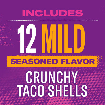 Taco Bell Mild Crunchy Seasoned Flavor Taco Shells