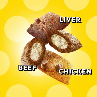 TEMPTATIONS MixUps Crunchy and Soft Cat Treats Backyard Cookout Flavor