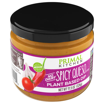 Primal Kitchen No Dairy Spicy Queso Style Plant Based Dip