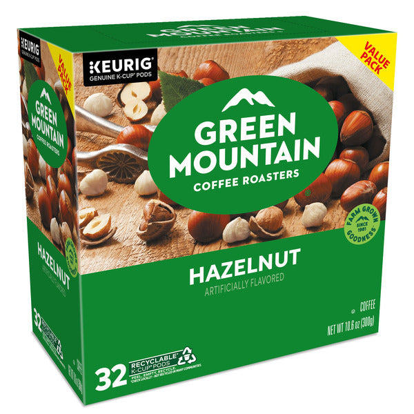Green Mountain Coffee Roasters Hazelnut K-Cup Pods  DestGlow