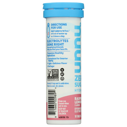 Nuun Zero Rspbrrylmnade Tab 6(8X10)Ct Us  DestGlow
