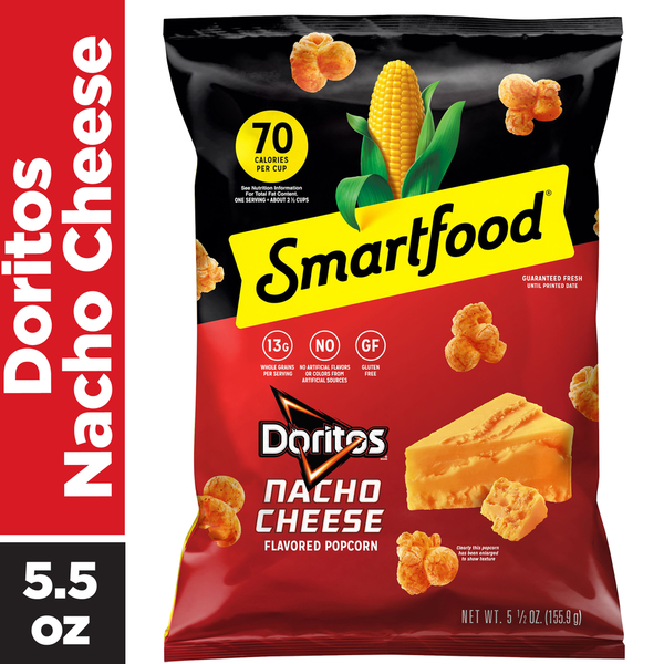 Smartfood Popcorn Doritos Nacho Cheese  DestGlow
