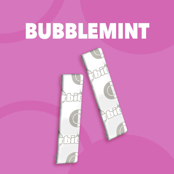 Orbit Gum Bubblemint Sugar Free Chewing Gum Bulk Pack of 3  DestGlow