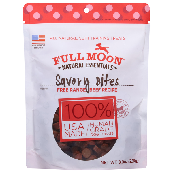 Full Moon Dog Treats, Savory Bites