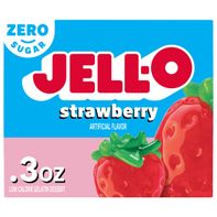 Jell-O Zero Sugar Strawberry Flavor Gelatin️