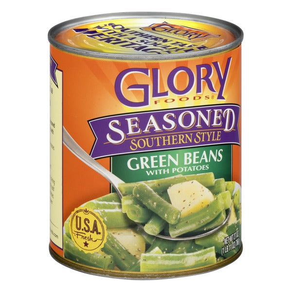 Glory Foods Seasoned Southern Style Green Beans with Potatoes  DestGlow