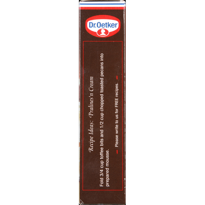 Dr. Oetker Mousse Mix, Premium, French Vanilla