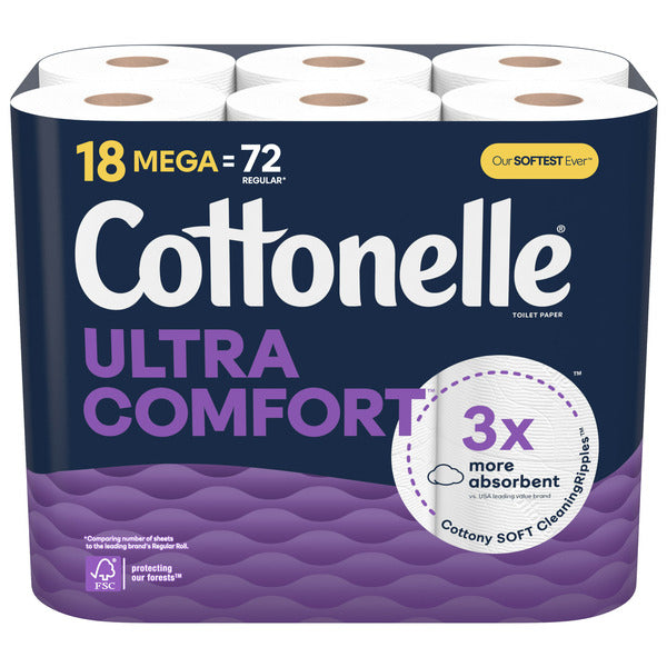 Cottonelle Ultra Comfort Soft Toilet Paper  DestGlow