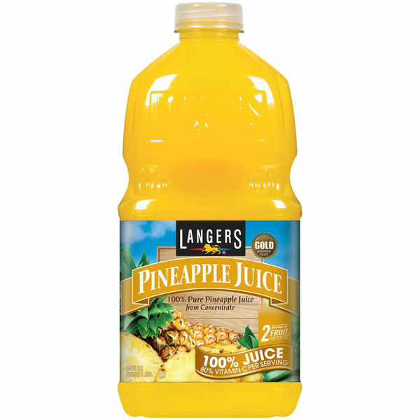 Langers 100%, Pineapple Juice  DestGlow