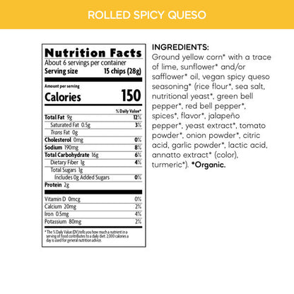 Que Pasa Spicy Queso Tortilla Chips