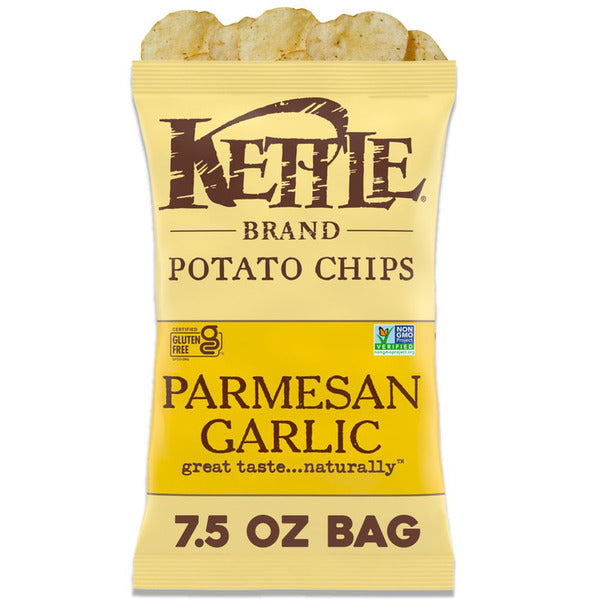Kettle Brand Parmesan Garlic Potato Chips  DestGlow