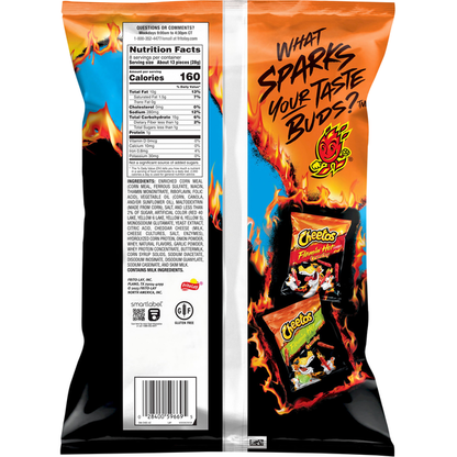 Cheetos Puffs Cheese Flavored Snacks Flamin&