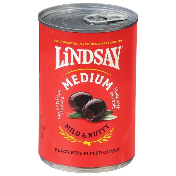 Lindsay Olives, Black Ripe Pitted, Medium  DestGlow