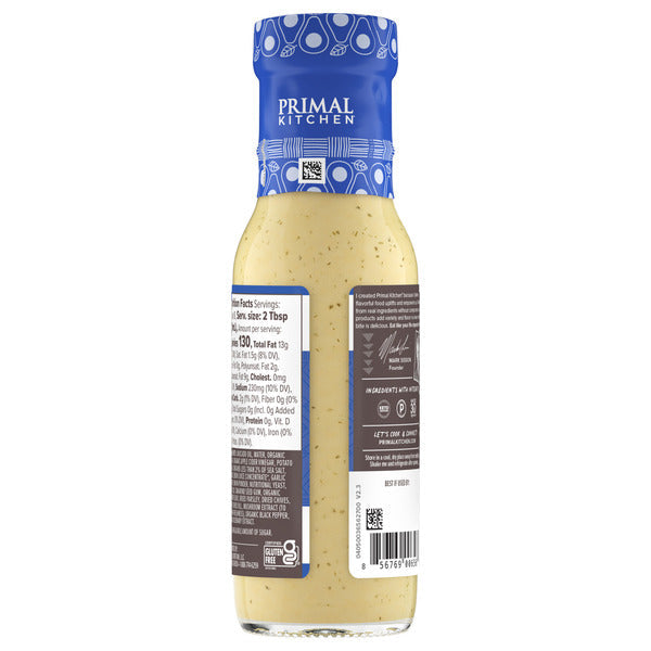 Primal Kitchen Plant Based Ranch Dressing &amp; Marinade  DestGlow