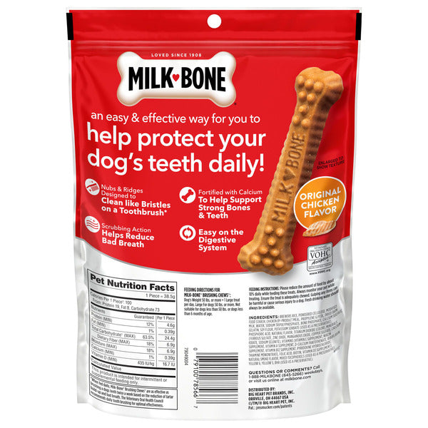 Milk-Bone Brushing Chews Daily Dental Dog Treats  DestGlow
