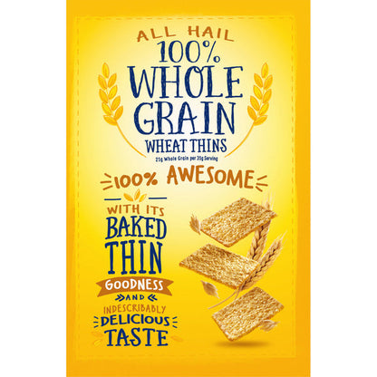 WHEAT THINS Original Snacks, Whole Grain Wheat Crackers, Snack Crackers 9 oz
