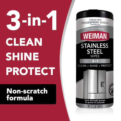 Weiman Stainless Steel Appliance Wipes
