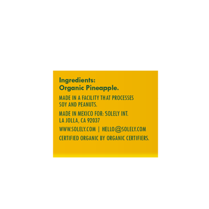 Solely: Fruit Jerky, Organic Pineapple, Multipack