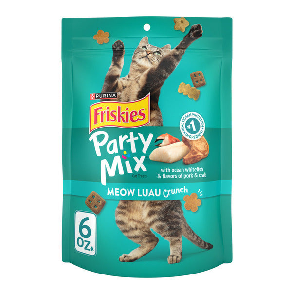 Purina Friskies Cat Treats, Party Mix Meow Luau Crunch  DestGlow