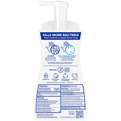 Dial Antibacterial Defense Fresh Pear Scent Foaming Hand Soap, 7.5 fl oz