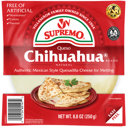 V&amp;V Supremo Chihuahua Quesadilla Cheese Chunk, Mexican Style Queso