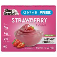 Simply Desserts Strawberry, Sugar Free Pudding️  DestGlow