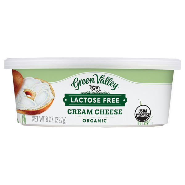 Green Valley Lactose Free Organic Cream Cheese  DestGlow